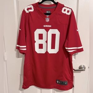 Nike NFL San Francisco Forty Niners Jerry Rice #80 Jersey size L